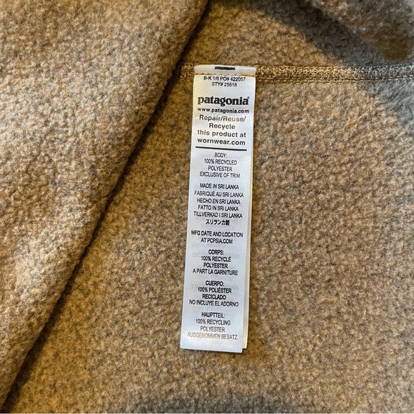 Patagonia Women's Better Sweater® 1/4-Zip Fleece - Nest Brown - Small - Picture 7 of 8